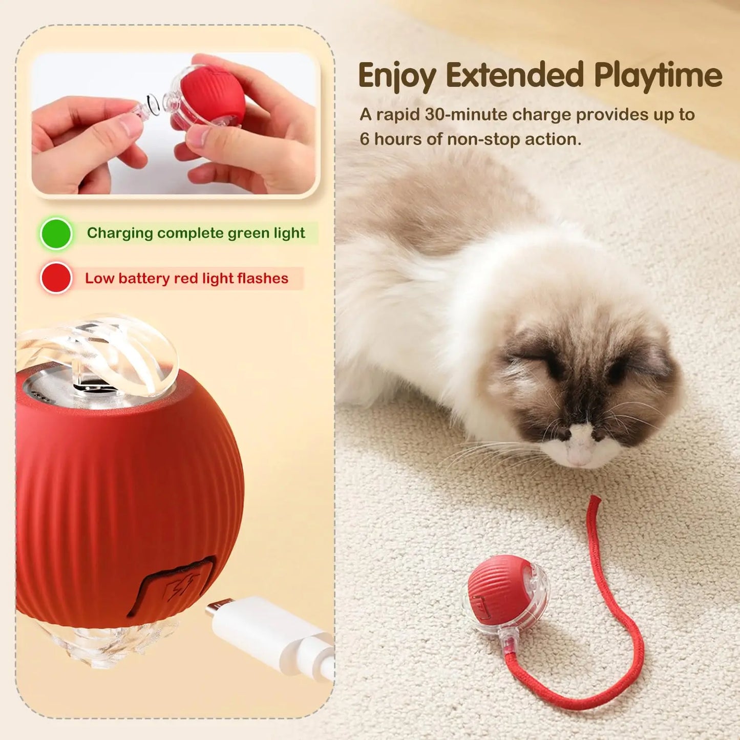 Smart Cat Play Ball™